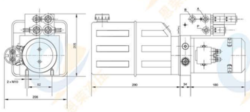 Small Electric Forklift Power Unit