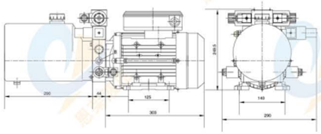 Basketball Rack Hydraulic Power Unit